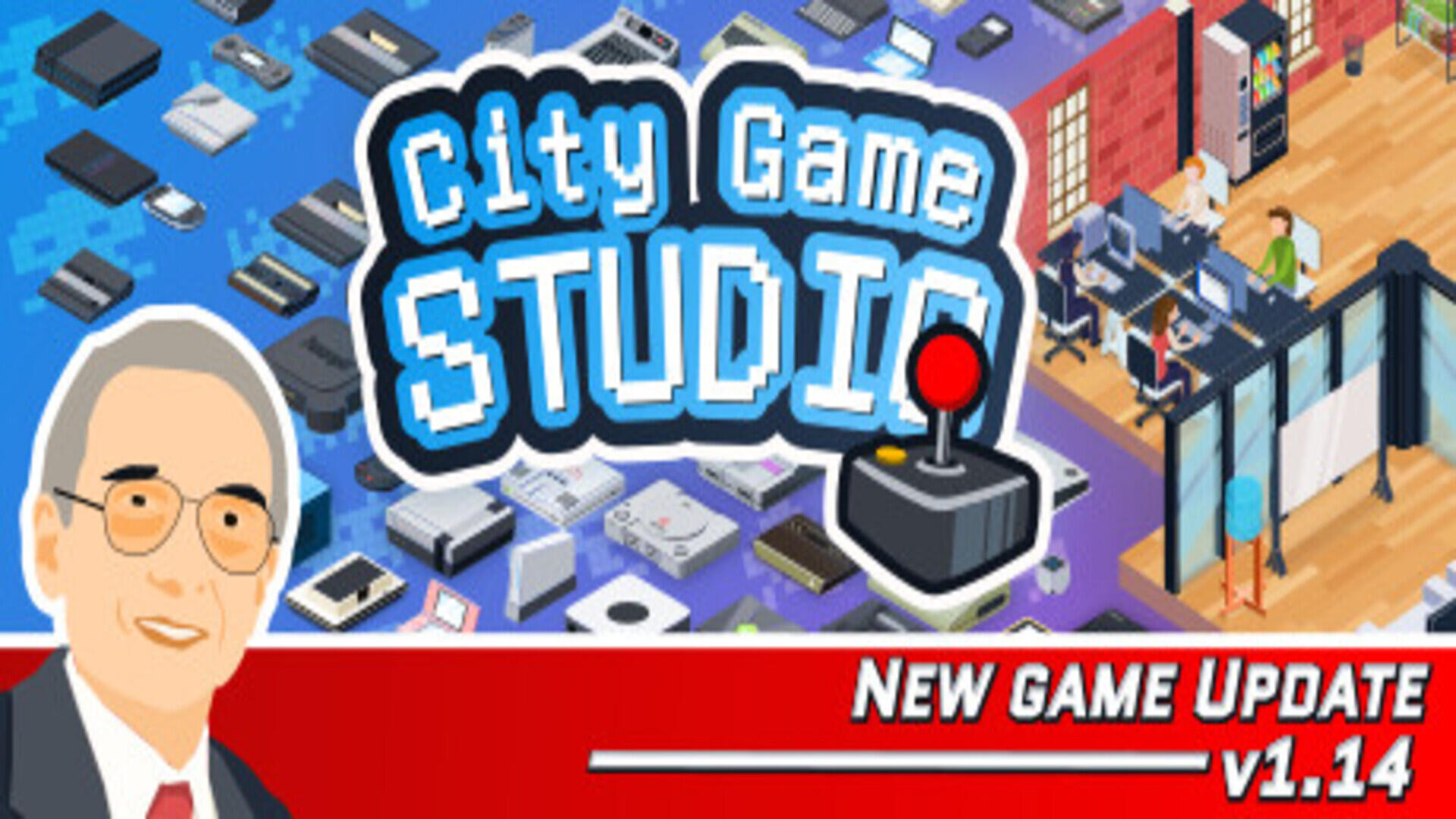 City Game Studio: a tycoon about game dev (Build 11857655)